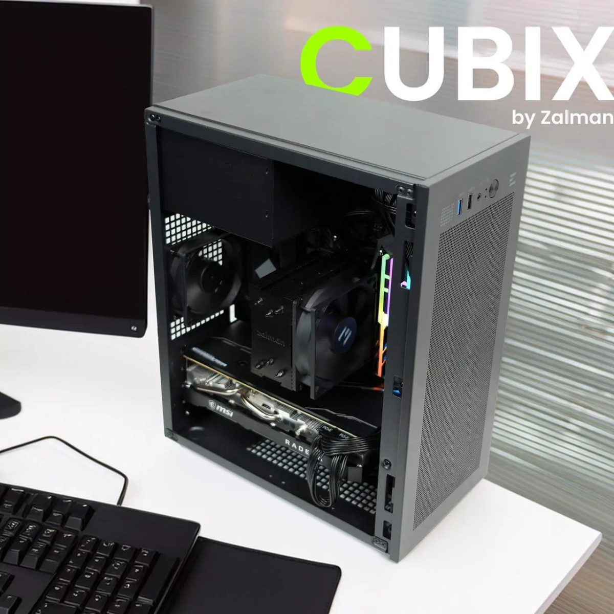 کیس کامپیوتر Zalman CUBIX MicroATX