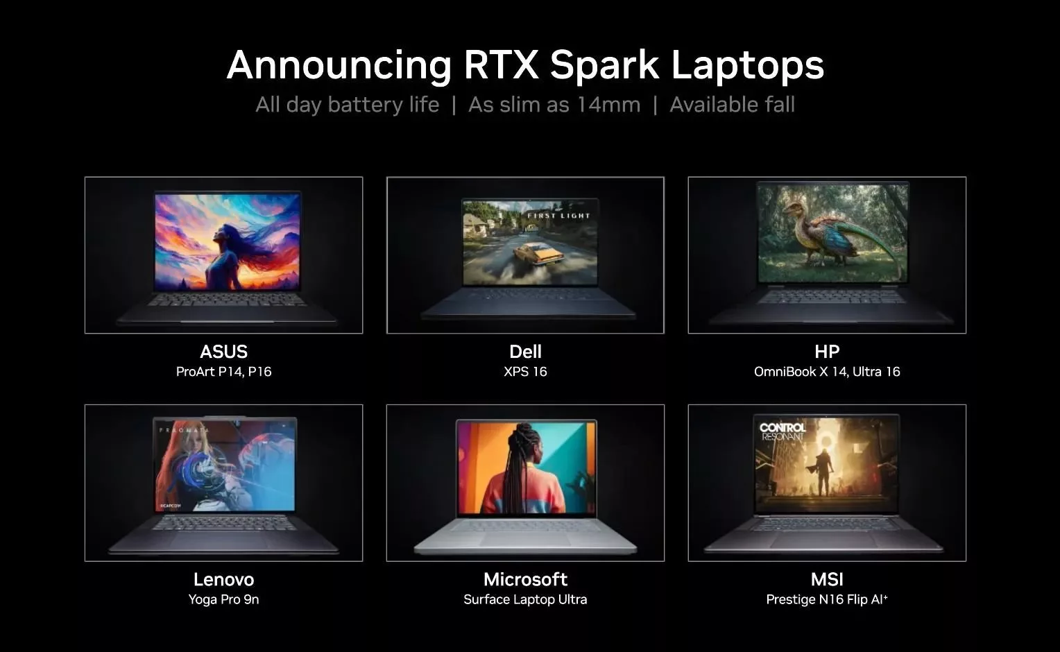 شرکای تجاری انویدیا در پروژه RTX Spark