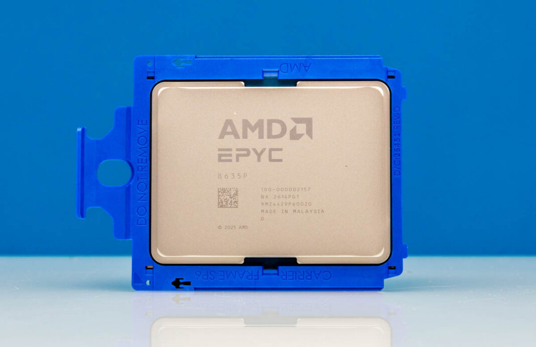 نمای کلی پردازنده EPYC 8635P