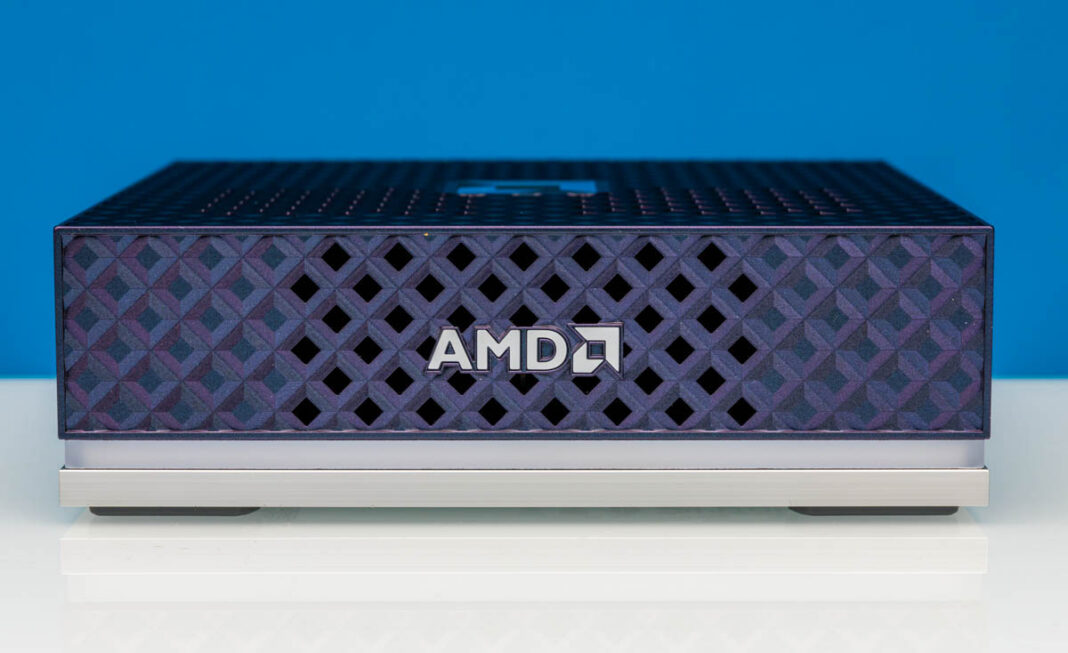 نمای جلویی سیستم AMD Ryzen AI Halo