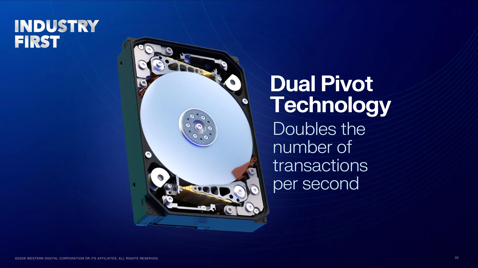 فناوری Dual Pivot وسترن دیجیتال برای افزایش سرعت هاردها